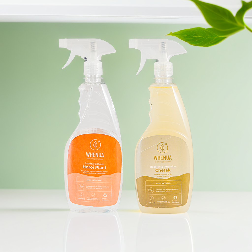 Detalle de Insecticida Natural + Jabón Potásico Vegetal - Pack Whenua Protect de Whenua, pack de productos Whenua
