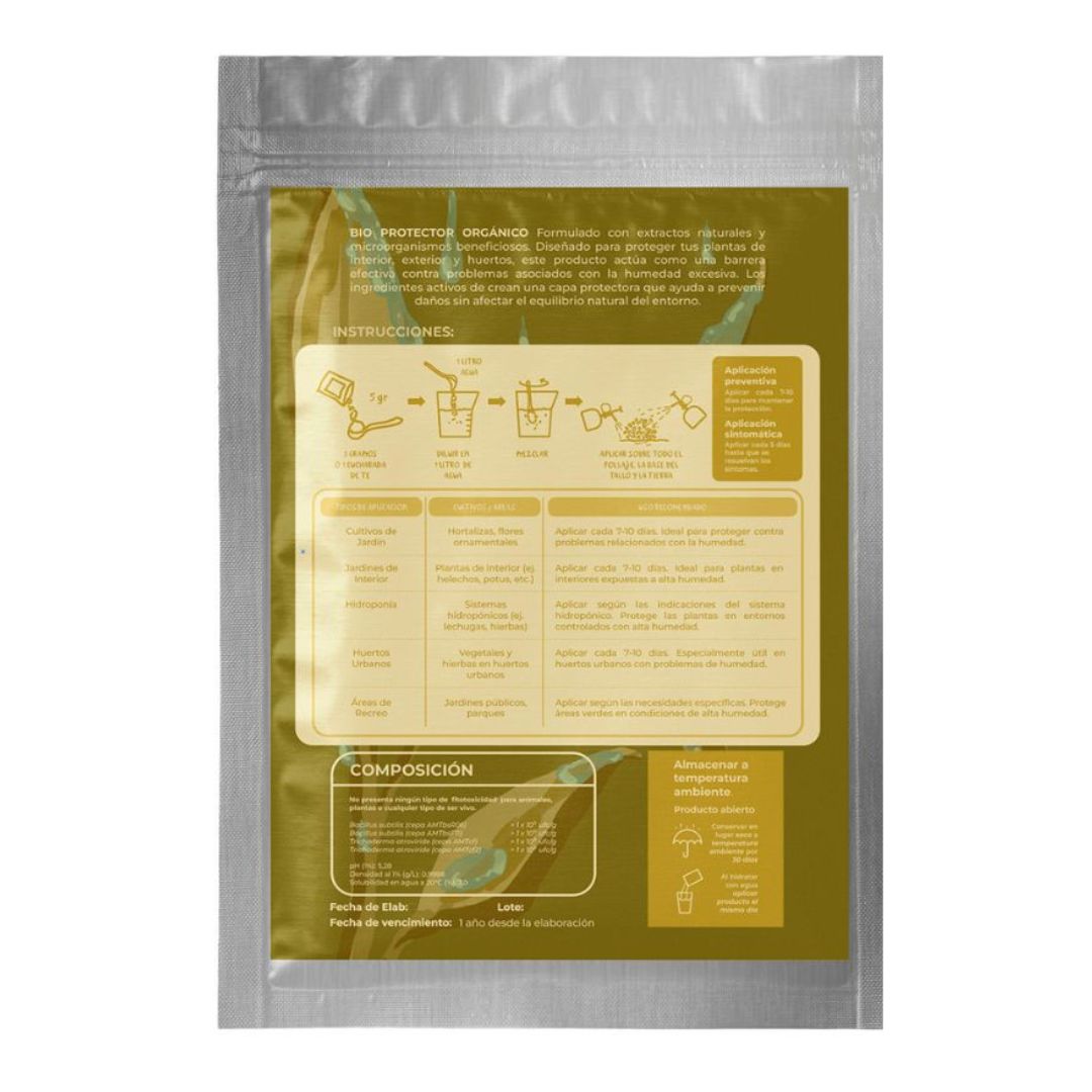 Fungicida Preventivo - Bio Rakun 30g (Rinde 20L o 1000 m²)