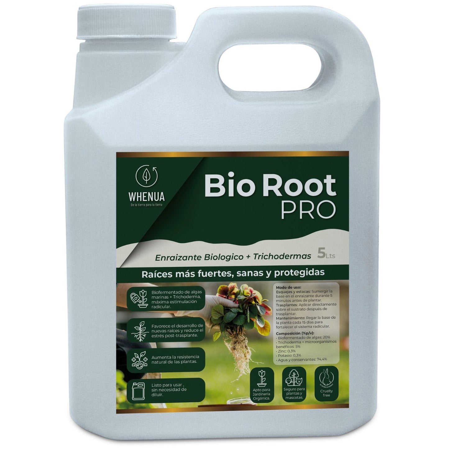 Enraizante de Algas Marinas + Trichodermas 5L - Bio Root Pro