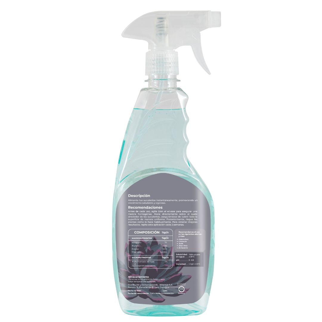 Fertilizante Suculentas 500cc – SuccuFeed (Rinde 30 plantas)