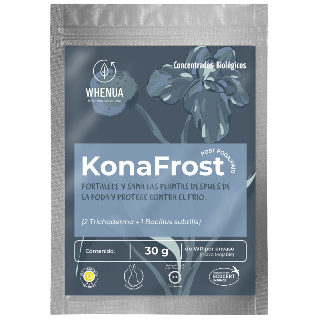 Protector Biológico Post Poda/Frío 30g - Kona Frost (Rinde 20L o 1000 m²)