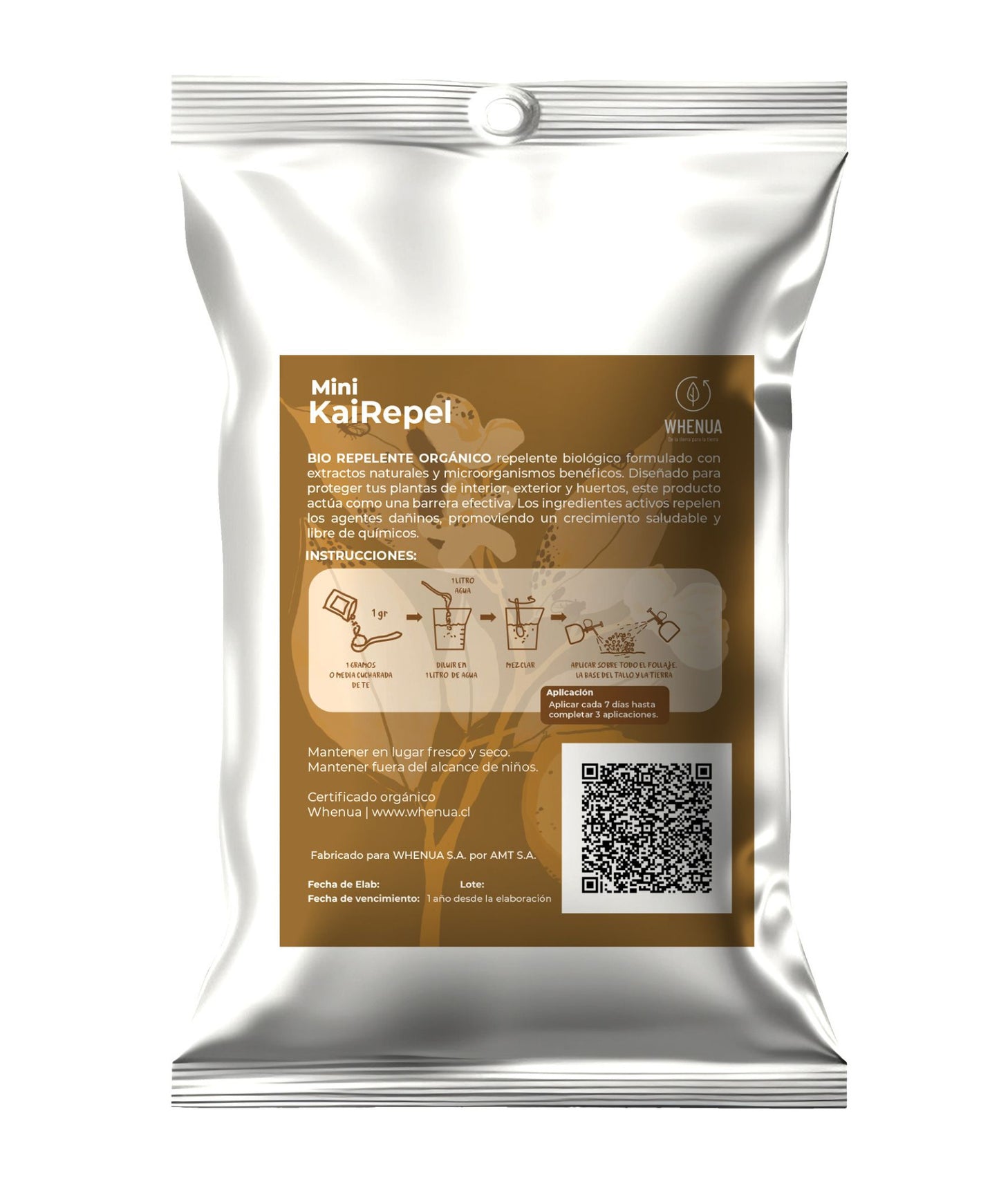 Insecticida Orgánico - Kai Repel 10g (6,5L o 330 m²)