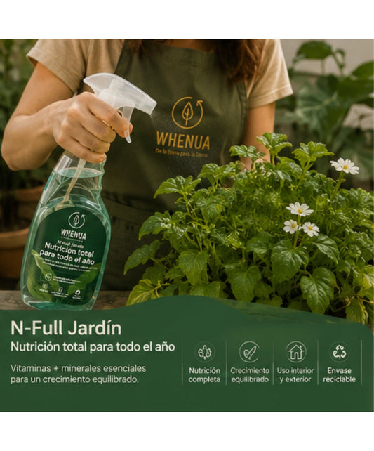NFull Jardín de Whenua, bioestimulante que potencia el crecimiento y la fortaleza de la planta