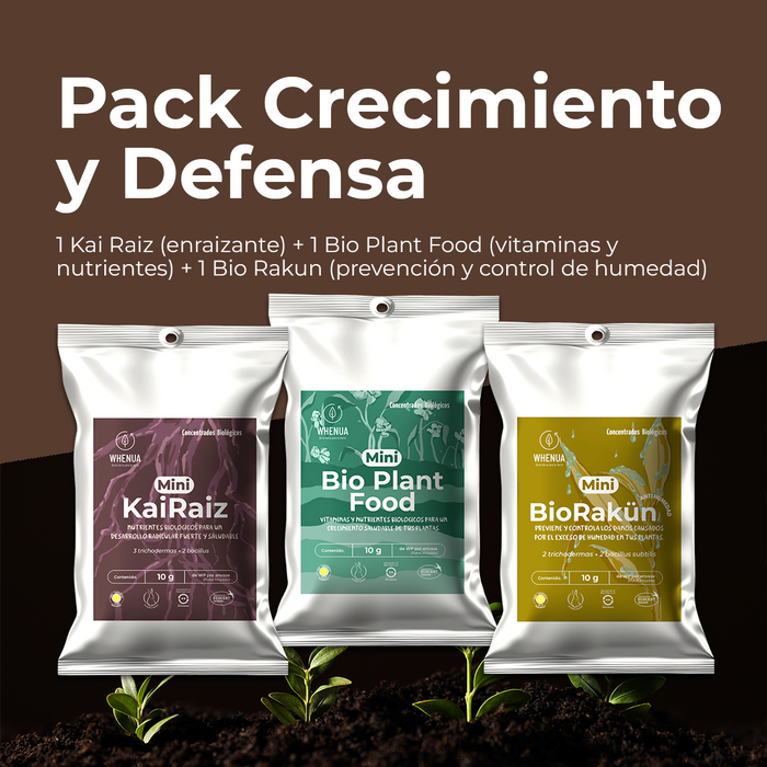 Pack Trasplante sin Estrés — Raíz, Nutrición y Antihongos (3 x 10 g)