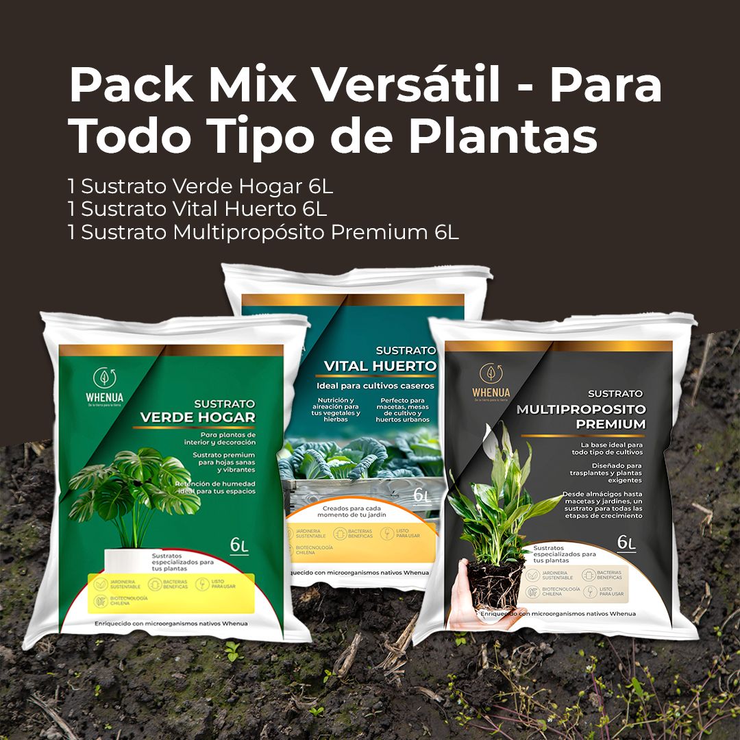 Pack Mix Versátil – Combinación Perfecta para Todo Tipo de Plantas
