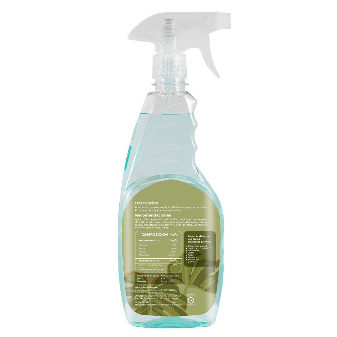 Fertilizante Plantas Tropicales 500cc – Tropiboost (Rinde 30 plantas)