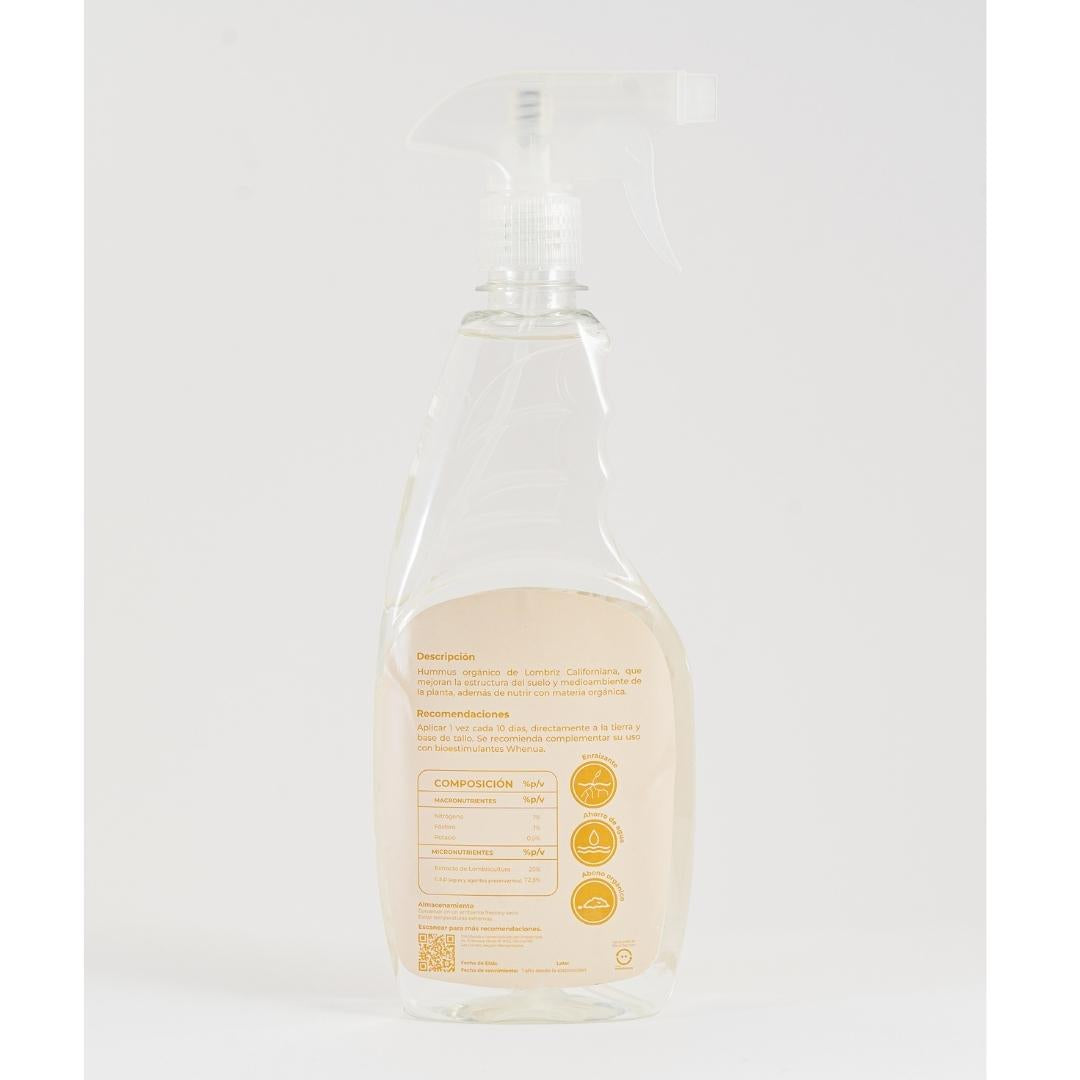 Humus de Lombriz Natural 500cc - Lombriland (Rinde 30 plantas)