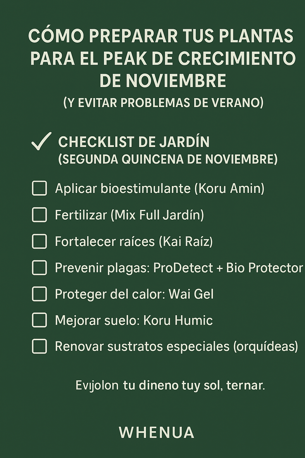 Cómo preparar tus plantas para el peak de crecimiento de noviembre (y evitar problemas de verano)