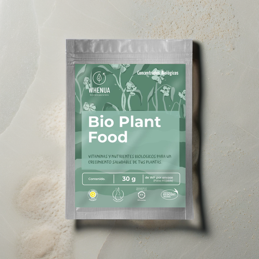 Bio Plant Food – Fertilizante Biológico 30g (Trichodermas + Micorrizas) (Rinde 20 L o 1.000 m²)