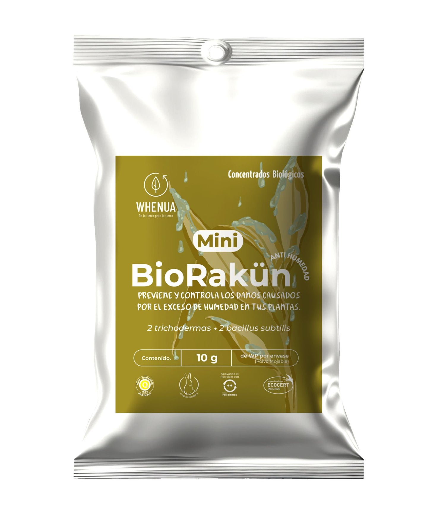 Fungicida Preventivo – Bio Rakun (10 g | 6,5 L o 330 m²)