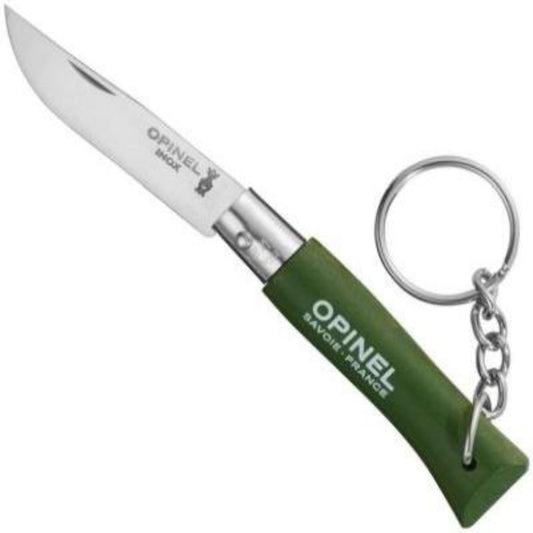 CUCHILLO OPINEL N°4 LLAVERO VERDE