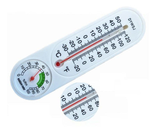 Termómetro Higrómetro Analógico - Medidor de Temperatura y Humedad