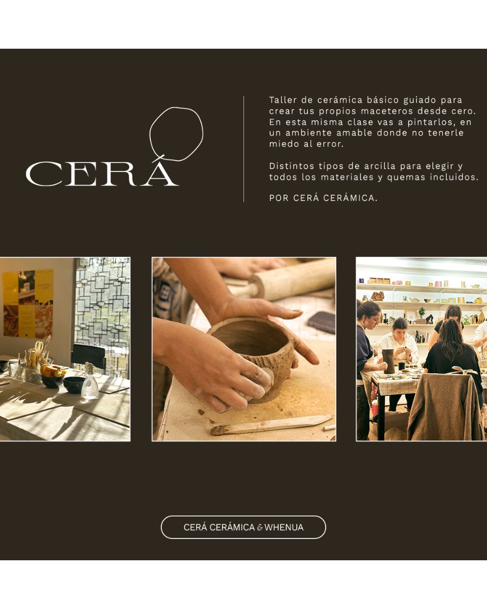 Taller Cerámica & Suculentas – Creación de Maceteros Personalizados