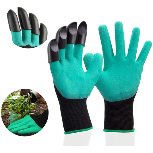🧤 Guantes de Jardinería con Garras – ¡Cava, Planta y Rastrilla sin Herramientas!