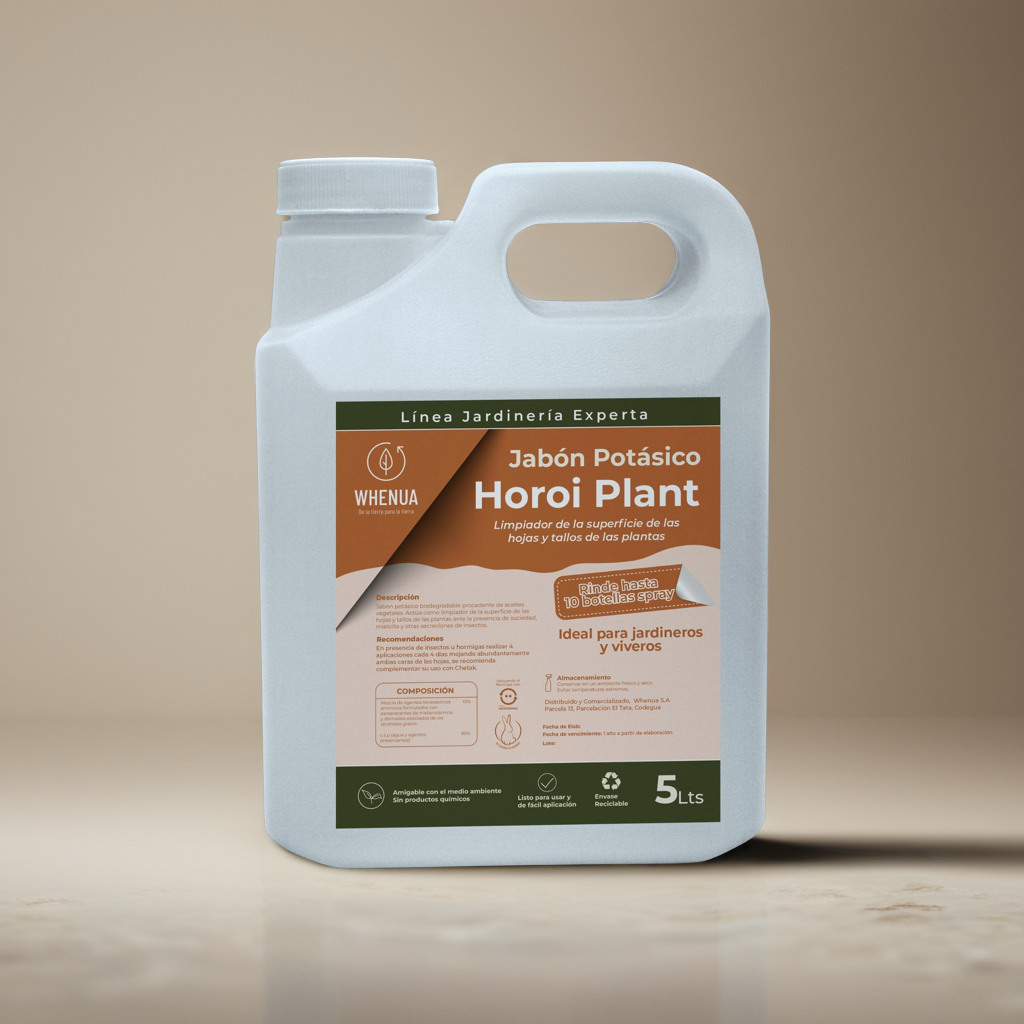 Jabón Potásico 5L – Limpieza Suave y Control Básico para tus Plantas (Formato Profesional)