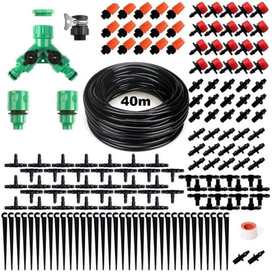 Kit de Riego Automático por Goteo 40m - 158 Piezas