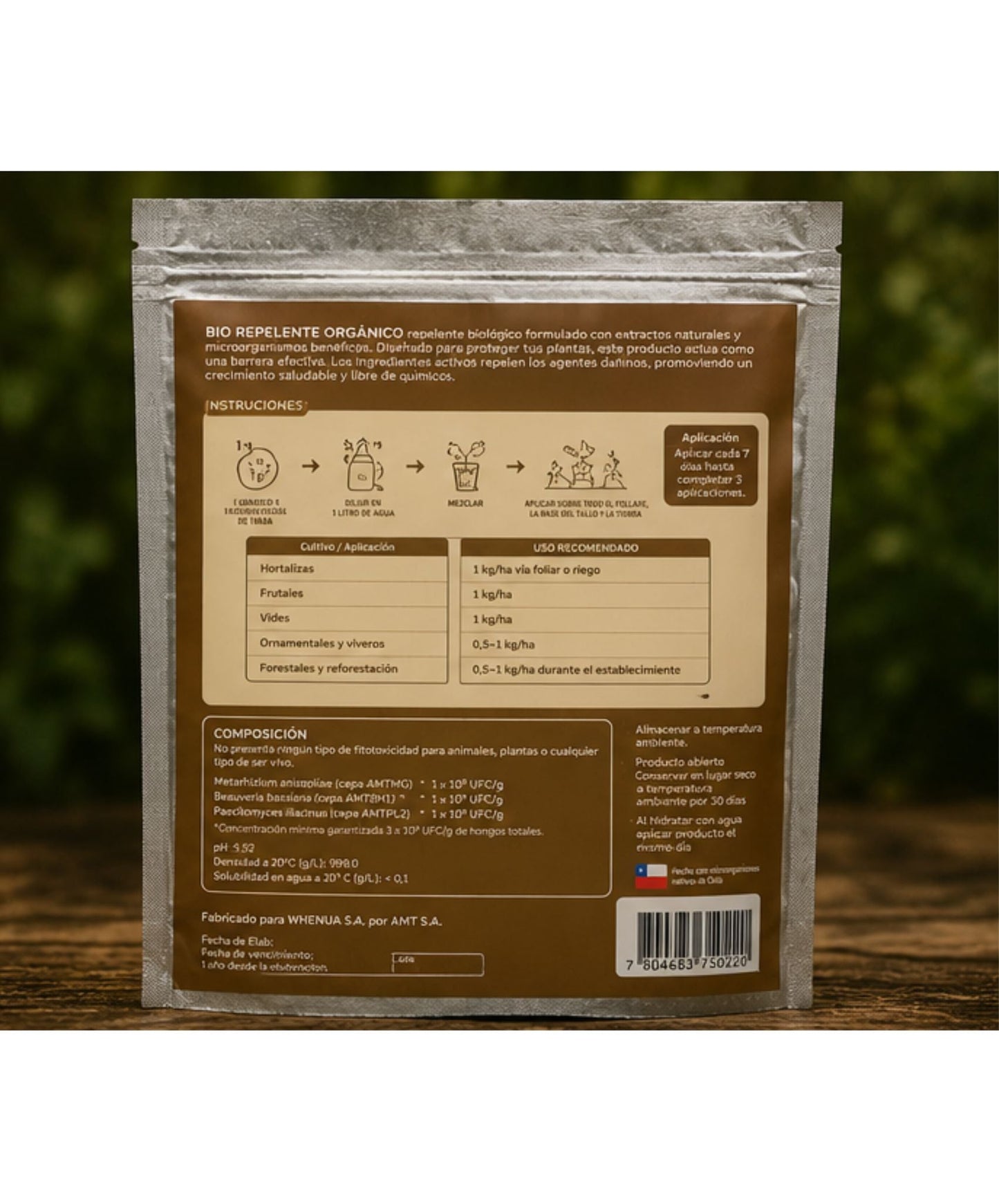 Kai Repel 250 g Profesional — Control Biológico de Plagas para 1 Hectárea