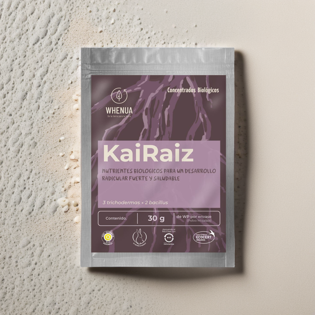 Kai Raíz – Enraizante Biológico 30g (Trichoderma + Bacillus) (Rinde 20 L o 1.000 m²)