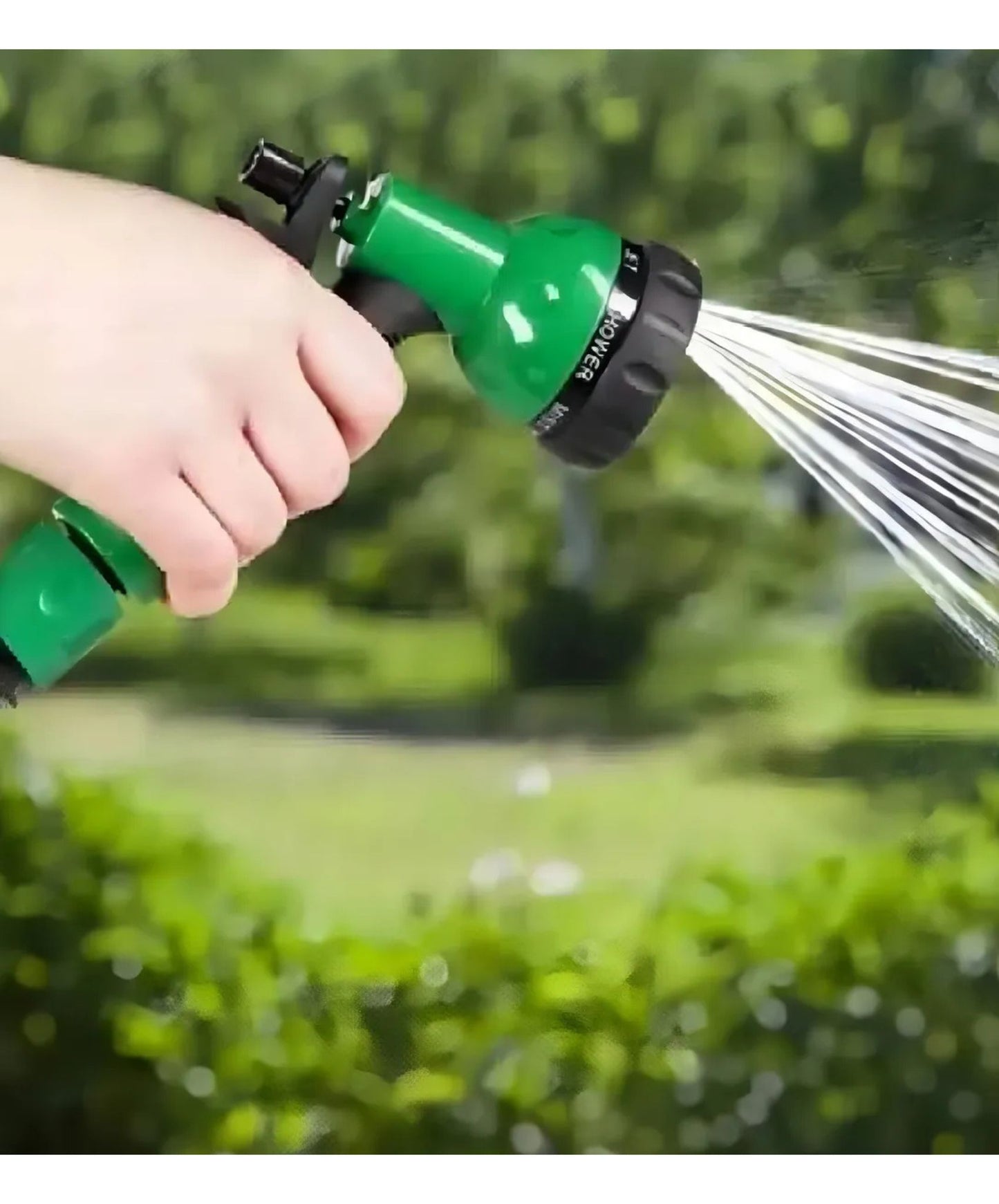 Manguera Expandible 15m con Pistola de Riego Retráctil Jardín