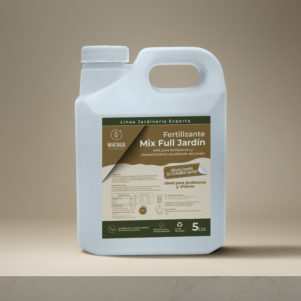 Mix Full Jardín — Fertilizante NPK Completo 5 L · Listo para usar