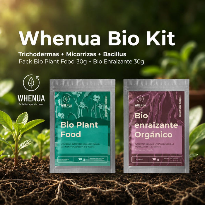 Pack Planta que No Crece — Raíces + Nutrición Biológica (Kai Raíz + Bio Plant Food)