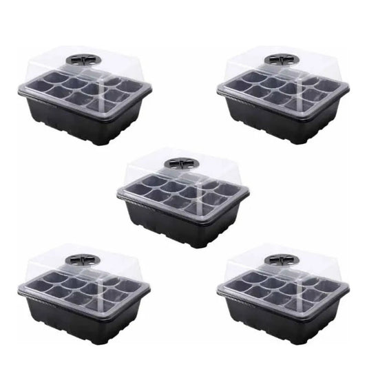 Pack 5 Germinadores de Semillas – Mini Invernadero con Semillero