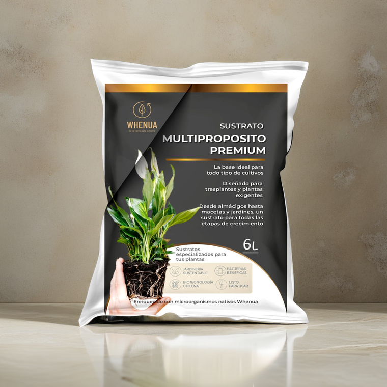 Suelo — Sustrato Multipropósito Premium 6L — Whenua Universal