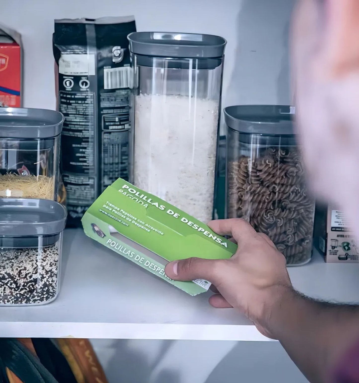 Trampa Adhesiva para Polillas de Despensa – Pack 2 Unidades