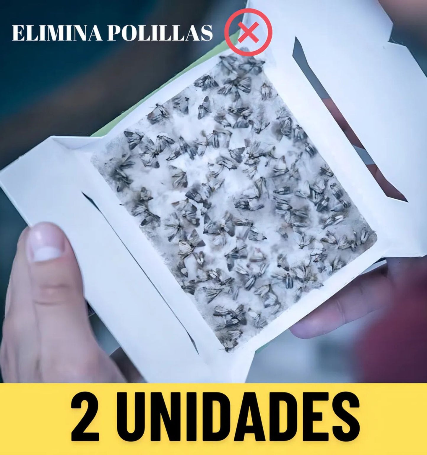 Trampa Adhesiva para Polillas de Despensa – Pack 2 Unidades
