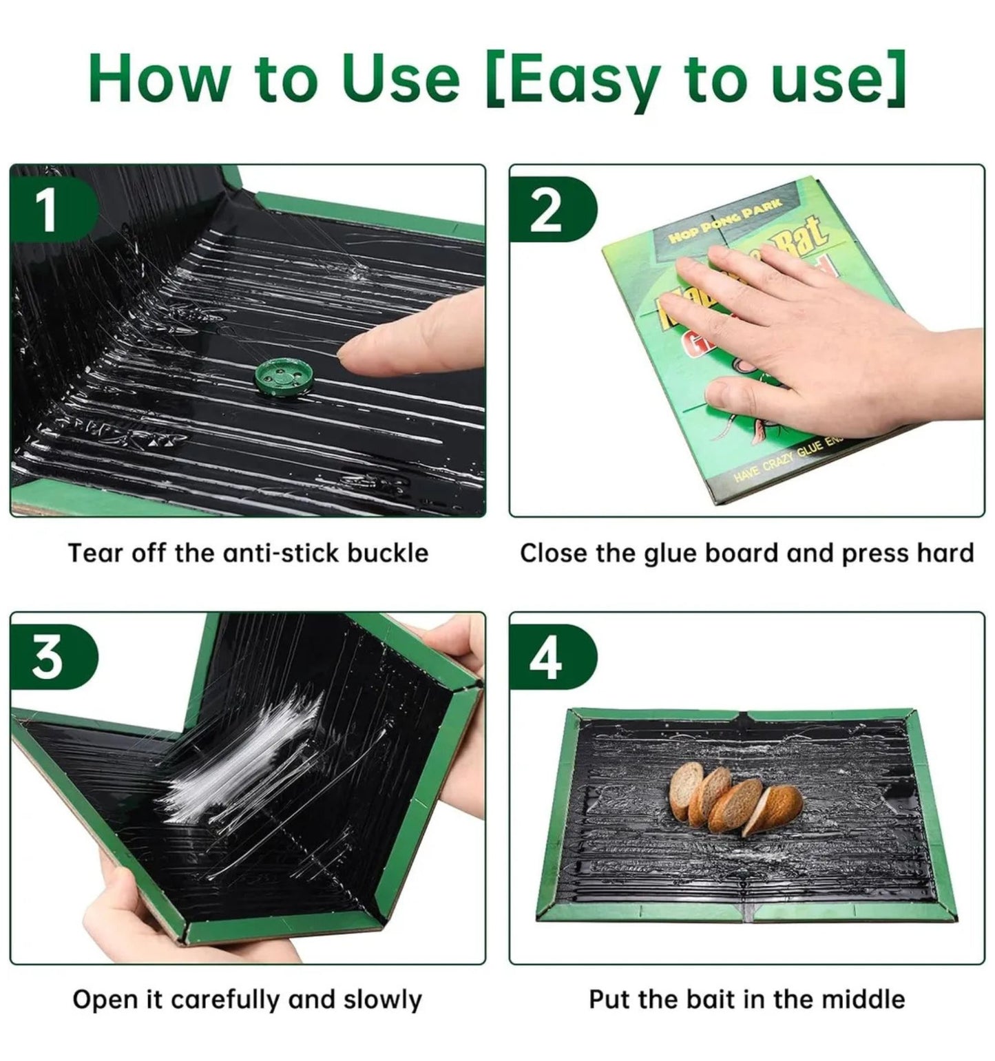 Pack 10 Trampas Adhesivas para Ratones – Control Seguro y Eficaz