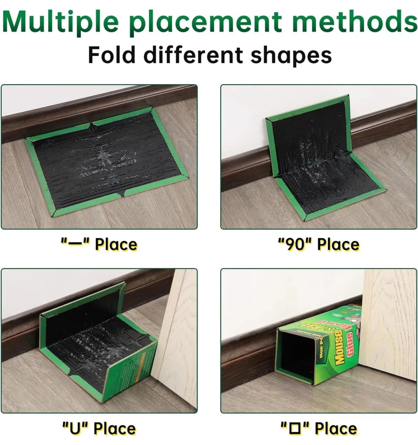 Pack 10 Trampas Adhesivas para Ratones – Control Seguro y Eficaz